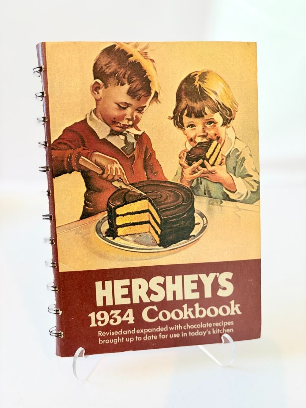 Hershey’s 1934 Cookbook Vintage Chocolate Recipes Ring Bound Revised Edition